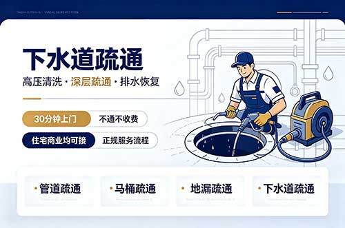 云梦下水道疏通
