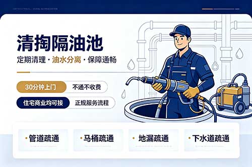 云梦清掏隔油池